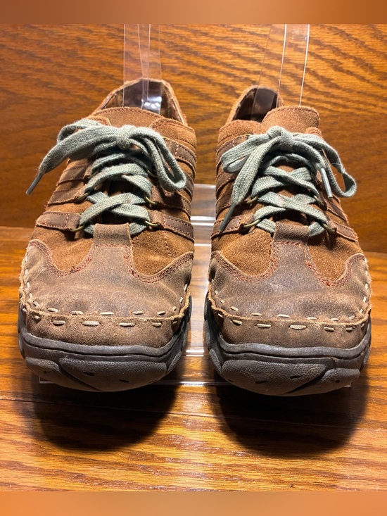 Y2K VTG Dexter Suede Leather Moc Toe Lace Up Walking Shoes Brown Men’s Size 10.5 main image 7